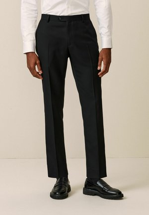 Next SKINNY FIT TEXTURED - Pantalón de traje - black
