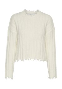 AMI O NECK - Strickpullover - egret