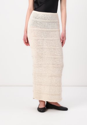 SANETTIE SKIRT - Maxirock - egret
