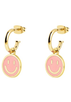 SMILEY ENAMEL - Orecchini - rosa oro