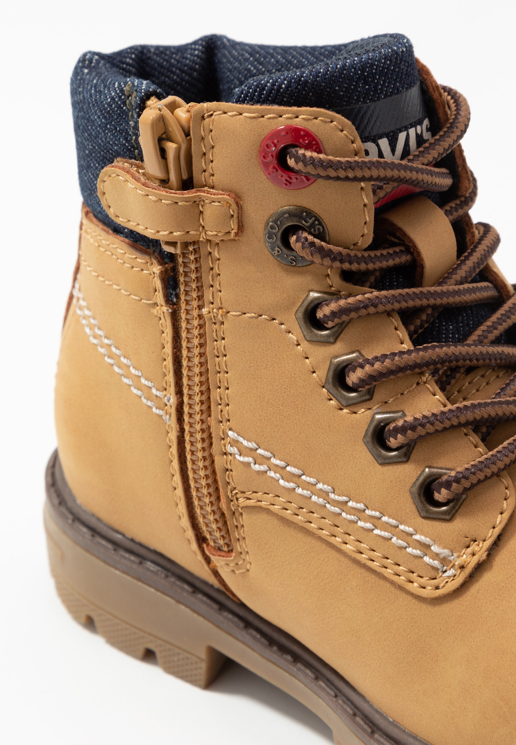 Levi's® NEW FORREST MID - Botines con cordones - camel/navy/beige -  Zalando.es