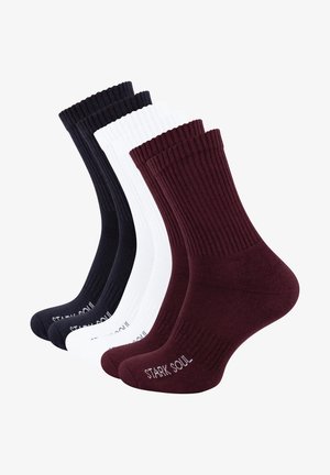 Stark Soul 6PACK - Calze - burgund weiss marine