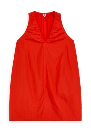 ARKET, ARKET GATHERED V-NECK DRESS - Robe de jour - red