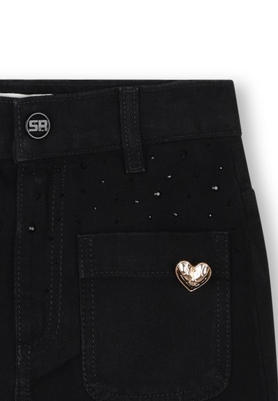 Sonia Rykiel MIDI VAN - Denim skirt - black