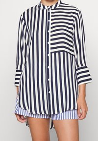 JDY Button-down blouse - dark blue