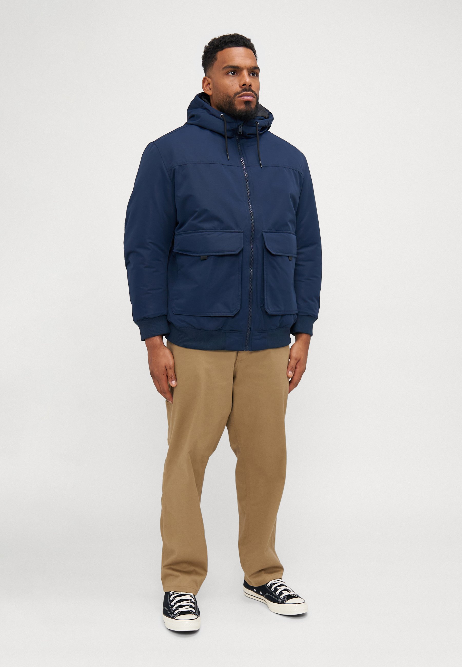 Jack & Jones JJCONSTRUCT - Winter jacket - navy/dark blue - Zalando