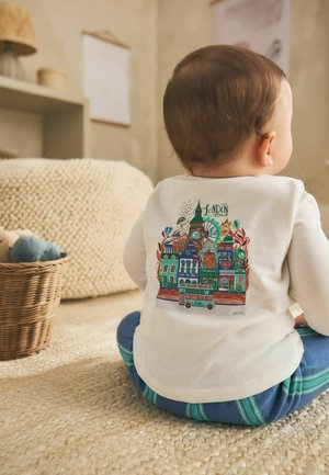 Next, REGULAR FIT - SEMINAL X CAR PINTOS TOP AND JOGGERS BABY SET . - Pyžamo - blue green