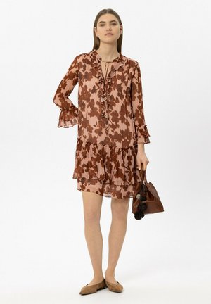 Luisa Cerano, LUISA CERANO BOHO-KLEID MIT FLOWER-PRINT - Day dress - multi-colored