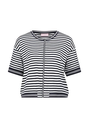 Betty Barclay, BETTY BARCLAY MIT REISSVERSCHLUSS SHIRTJACKE - Gilet - weiß dunkelblau