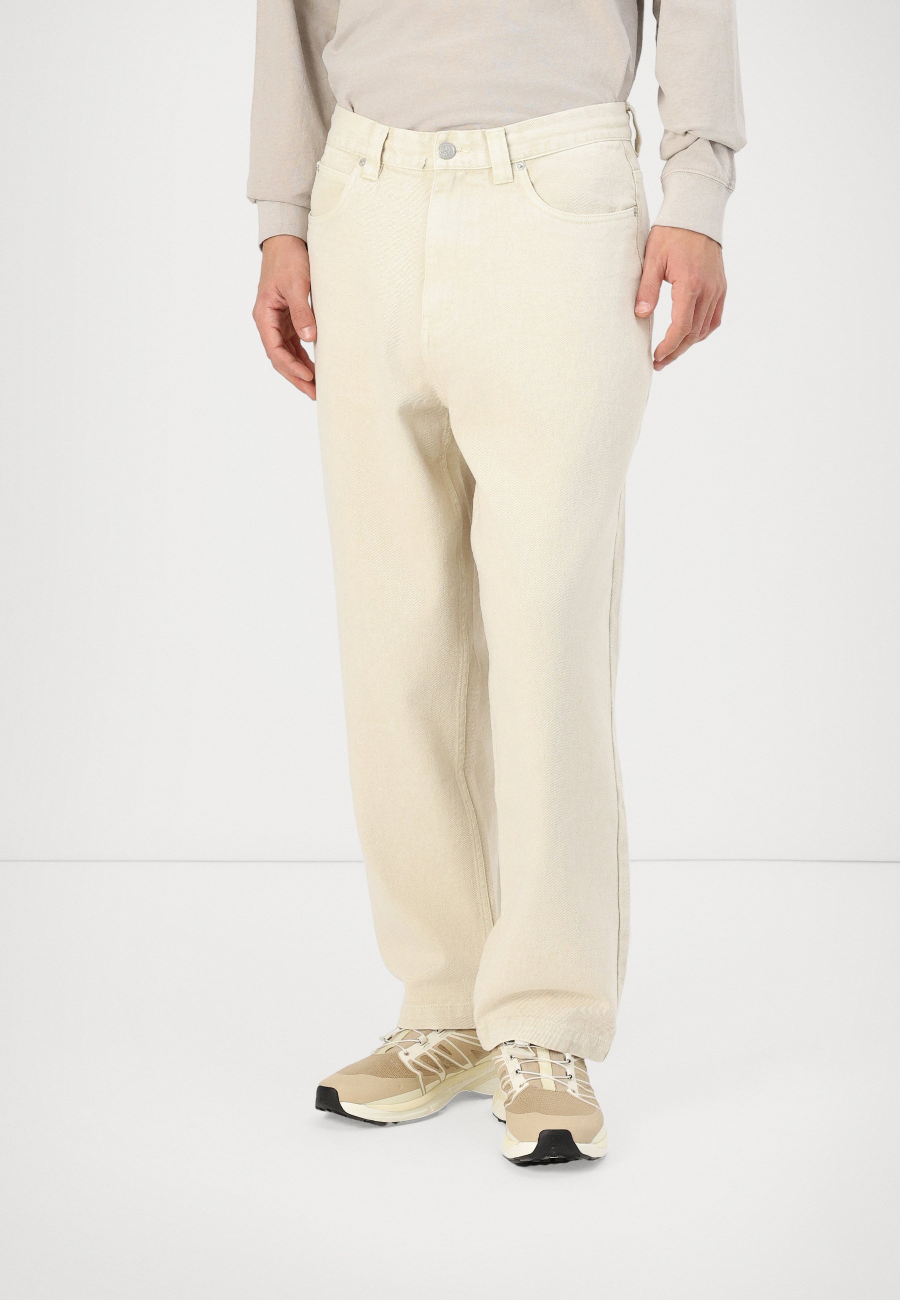 Jaded London PAINT COLOSSUS - Baggy Jeans - ecru/off-white