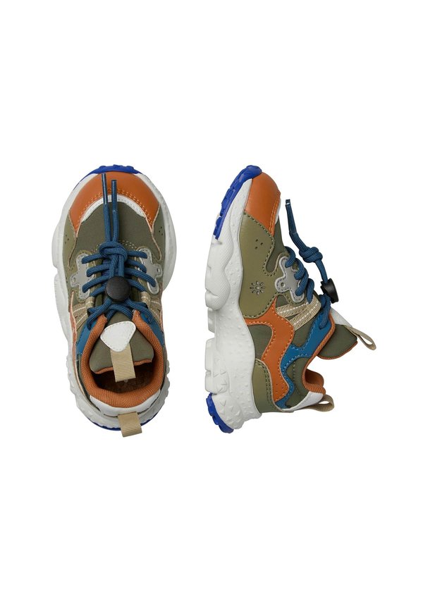 Lauflernschuh – grün blau