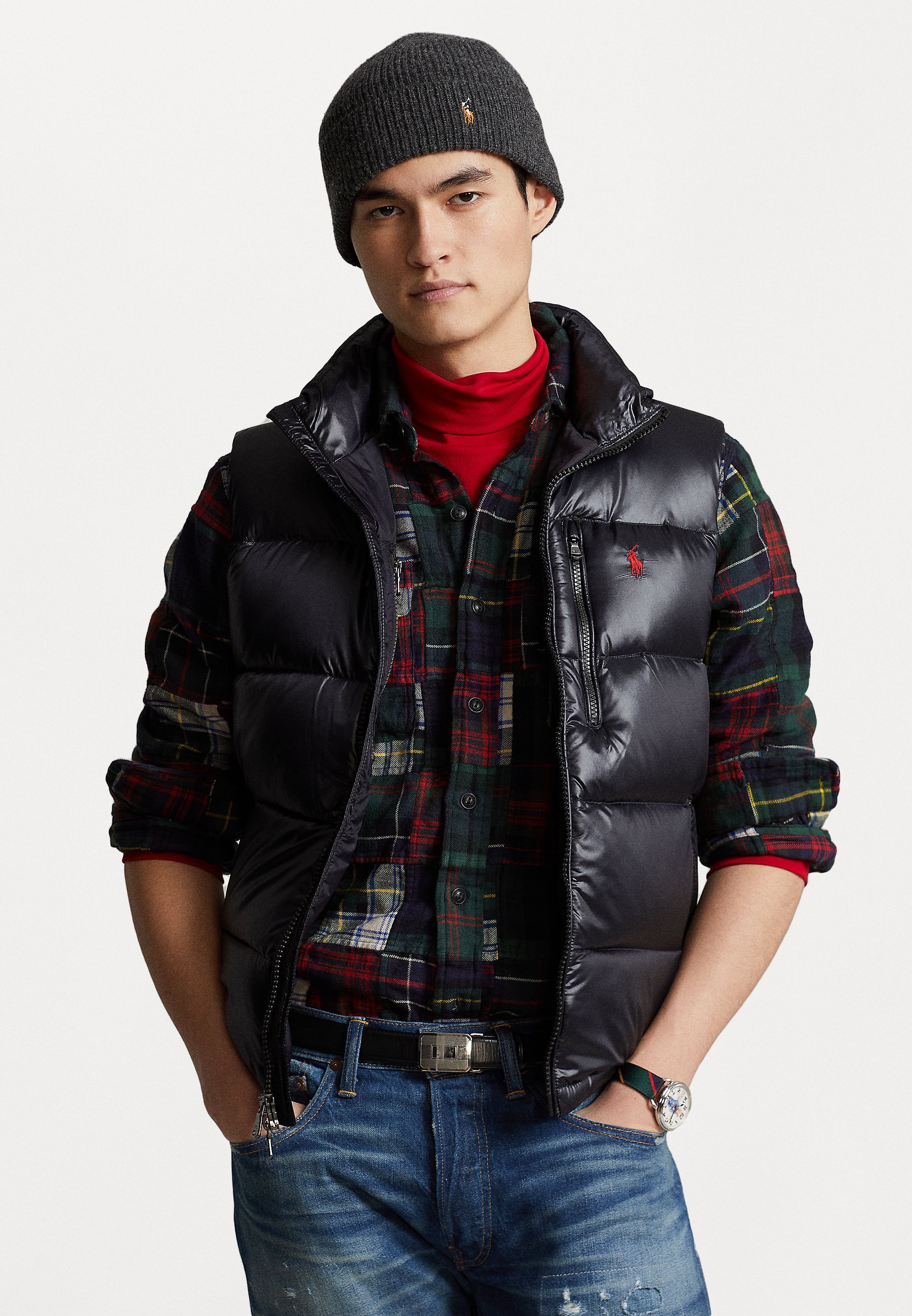 Polo Ralph Lauren INSULATED VEST - Waistcoat - black - Zalando