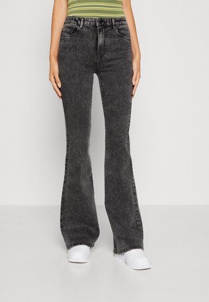 Flared jeans - grey denim