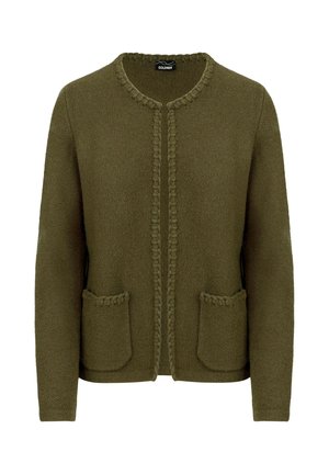 GOLDNER, STRICKJACKE PETITE - Vest - khaki