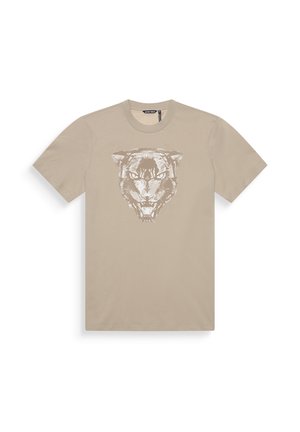 REGULAR FIT - T-shirt print - sand