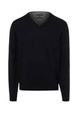 FINSHLEY & HARDING, FINSHLEY & HARDING PULLOVER - Strickpullover - schwarz