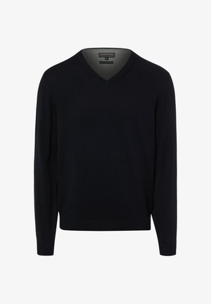 FINSHLEY & HARDING, FINSHLEY & HARDING PULLOVER - Strickpullover - schwarz