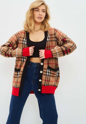 LOOSE - Vest - brown\red