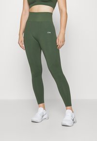 ICANIWILL DEFINE SEAMLESS SCRUNCH - Leggings - autumn green