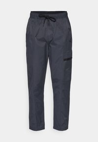 PANT - Cargo trousers - black/white