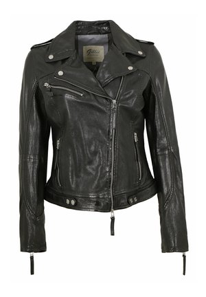 Lederjacken24 FREYA - Lederjacke - schwarz