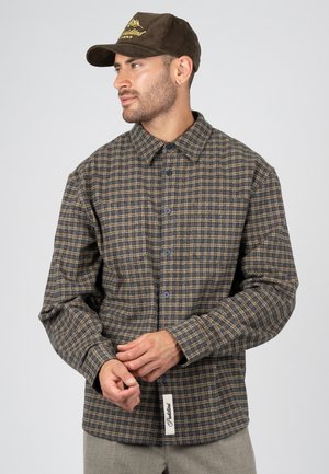 PROHIBITED, CHECKERED FLANNEL SHIRT UNISEX - Chemise - yellow