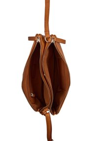Burkely SOFT SKYLAR DOUBLE POCKET ZIP - Schoudertas - cognac