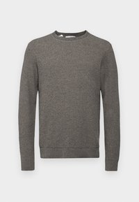 SLHROSS STRUCTURE CREW NECK - Trui - asphalt