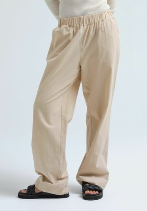 LAGO  - Trousers - dark sand