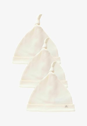 3 PACK - Megzta kepurė - cream