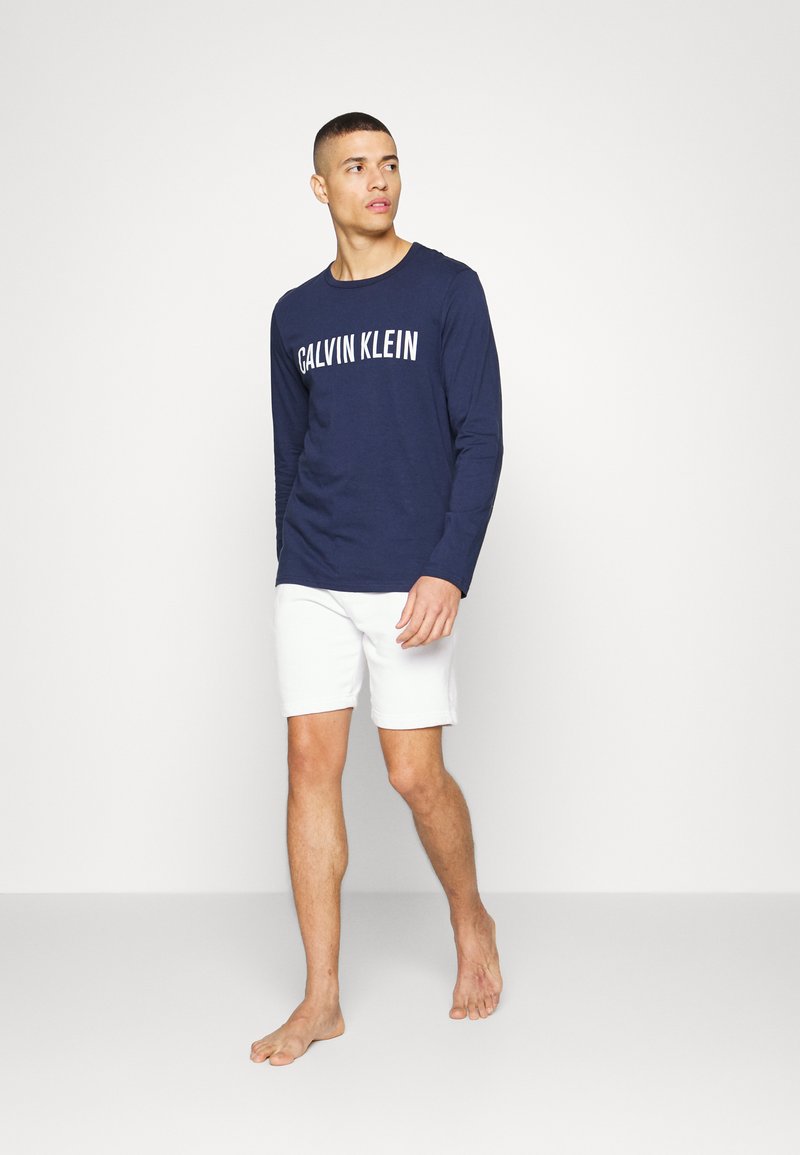Herren Pyjamas | Calvin Klein Underwear CREW NECK Nachtwäsche Shirt blue/blau - NG96835 Herren Pyjamas | Calvin Klein Underwear CREW NECK Nachtwäsche Shirt blue/blau - NG96835