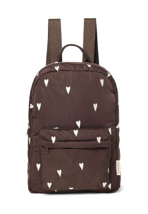 Cartable d'école - brown hearts