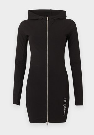 TRAINING HOODED DRESS - Robe de jour - black