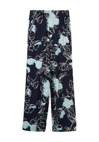 Unselected, navy blue flower design