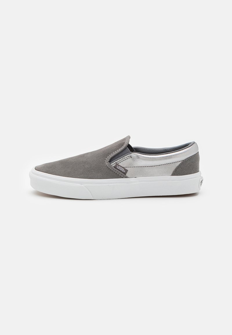 vans metallic slip ons