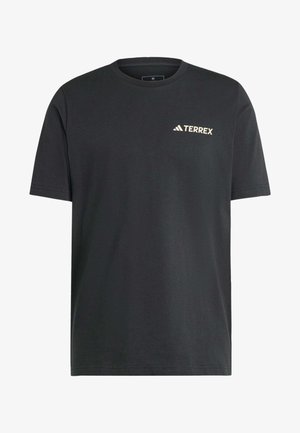 adidas Terrex TERREX BACK GRAPHIC TSHIRT - Športové tričko - black