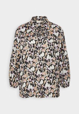 Kaffe OLLI BLOUSE - Blúz - black/blue