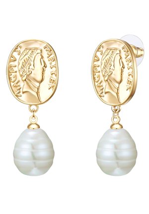 MUSCHELKERN LULU JANE  - Ohrringe - gelbgoldfarben