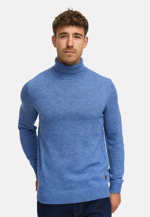 MARGOUS ROLL NECK - Pullover - copen blue