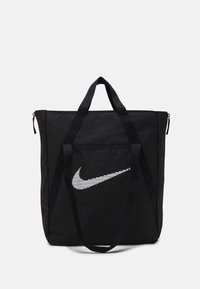 Nike Performance - GYM TOTE - Cross body bag - black/black/(white) Thumbnail Image 1