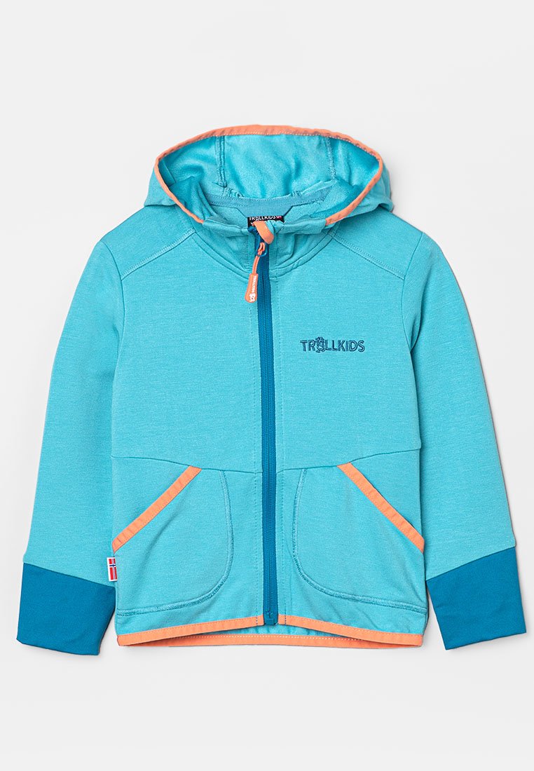 Trollkids Sweater met rits lichtblauw Trollkids Sweater met rits lichtblauw