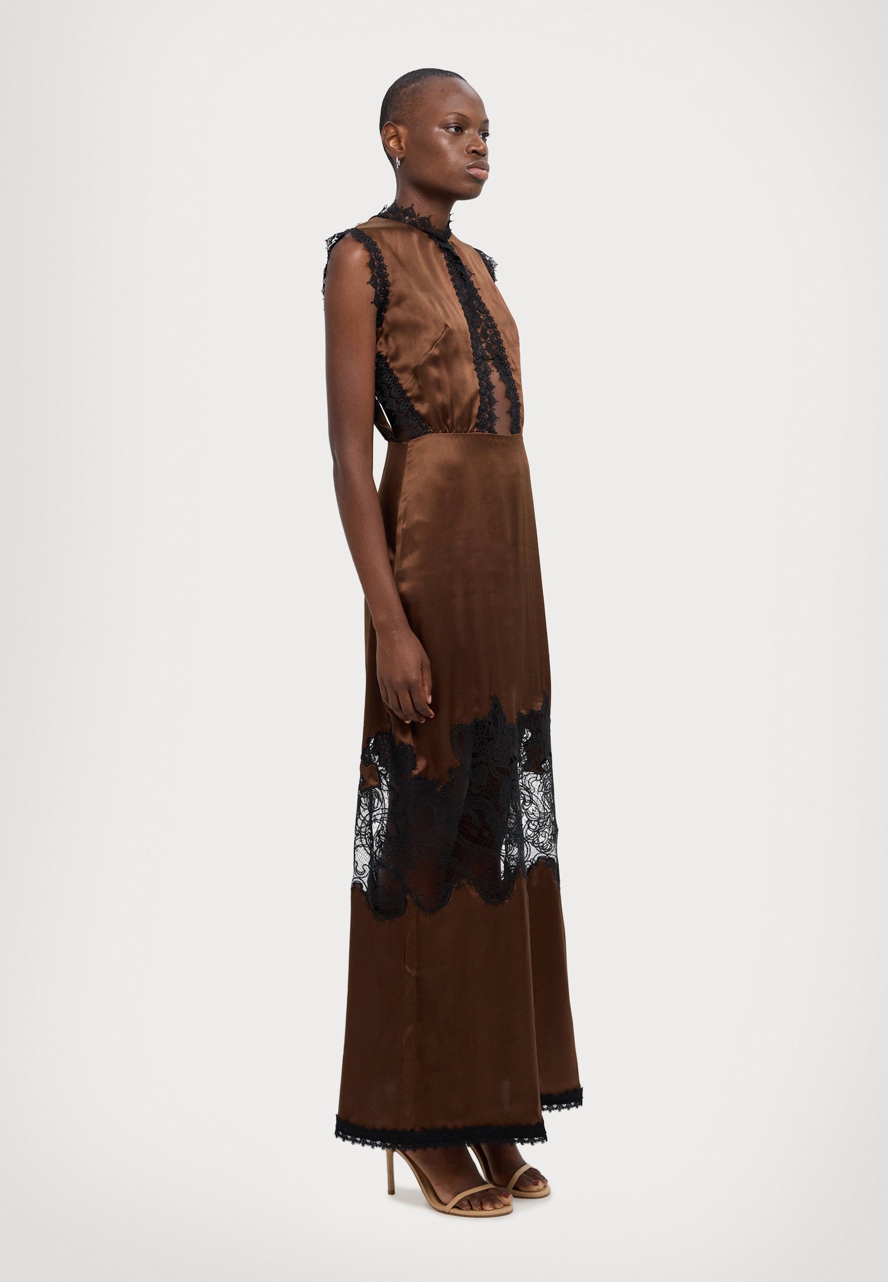 brown camisole dress Satin Cami Dress for Women - Camisole Slip Dress