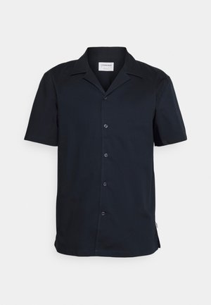 PLAIN RESORT COLLAR SHIRT - Skjorta - navy