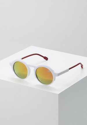 Sunheroes Lunettes de soleil - matt white/red revo