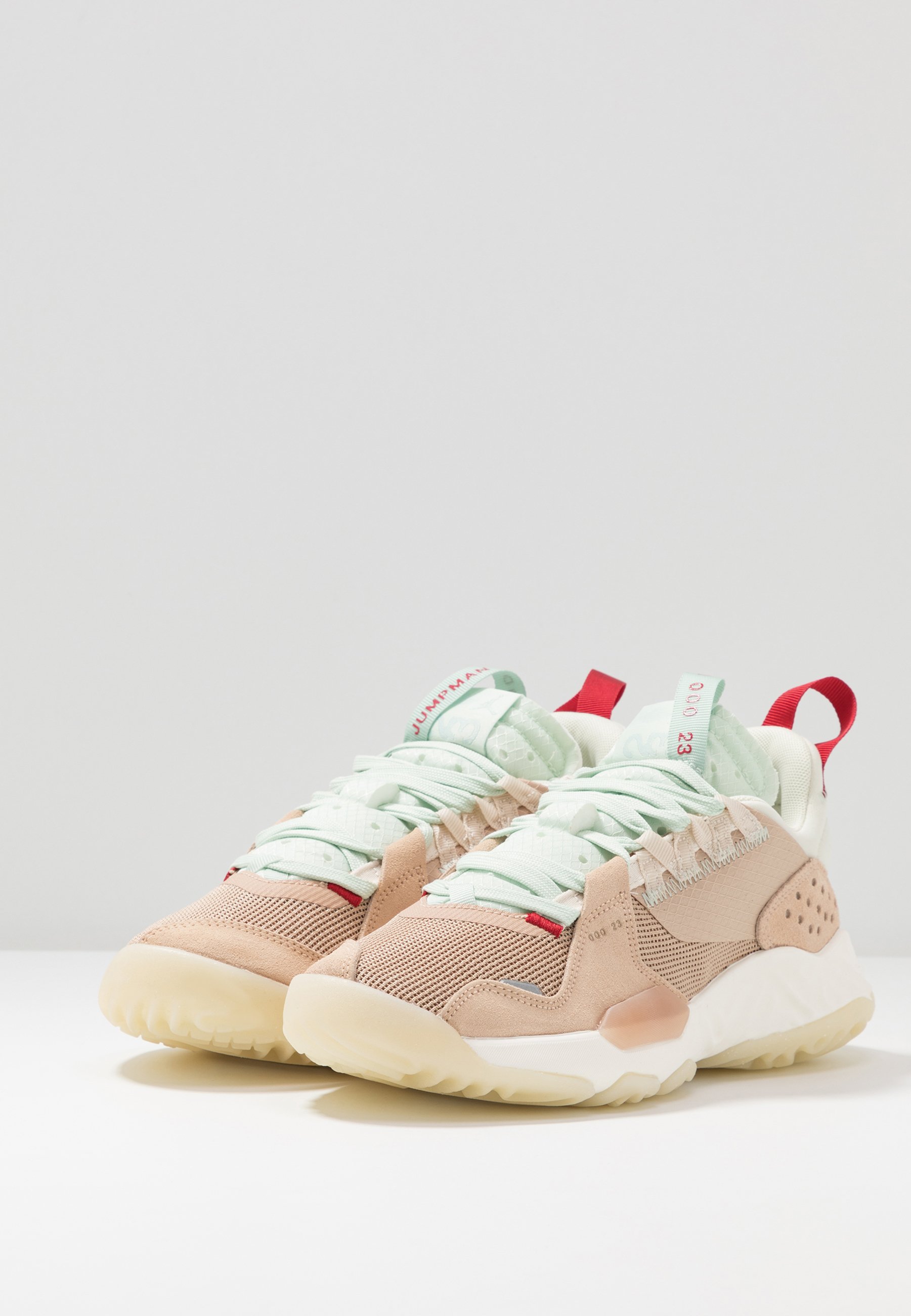 Jordan DELTA - Zapatillas - shimmer/sail/tan/light cream/rust  factor/galactic jade/blanco - Zalando.es