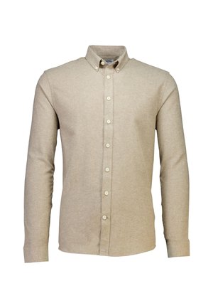 Lindbergh BRUSHED SHIRT - Overhemd - mid brown