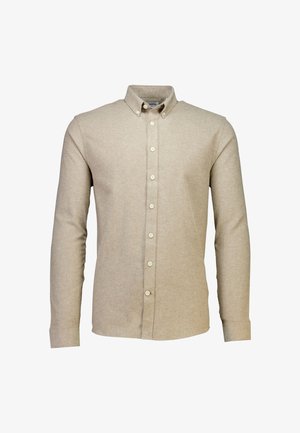 Lindbergh MELANGE BRUSHED SHIRT - Hemd - mid brown