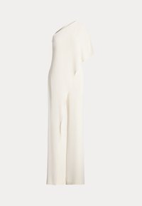 CAPE GEORGETTE ONE SHOULDER JUMPSUIT - Ολόσωμη φόρμα - mascarpone cream