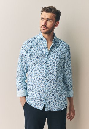 REGULAR FIT -  LONG SLEEVE   - Cămașă - white blue coral