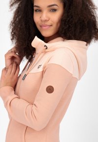 alife & kickin PALINAAK A HOODED - Sweatjacke - italian clay melange